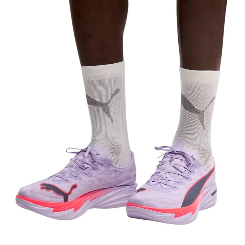 Tênis Puma Deviate NITRO Elite 4 Roxo Vermelho...