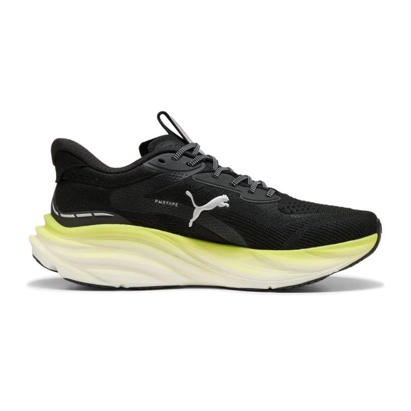 Puma Magnify NITRO 3 Running Shoes Black Yellow...