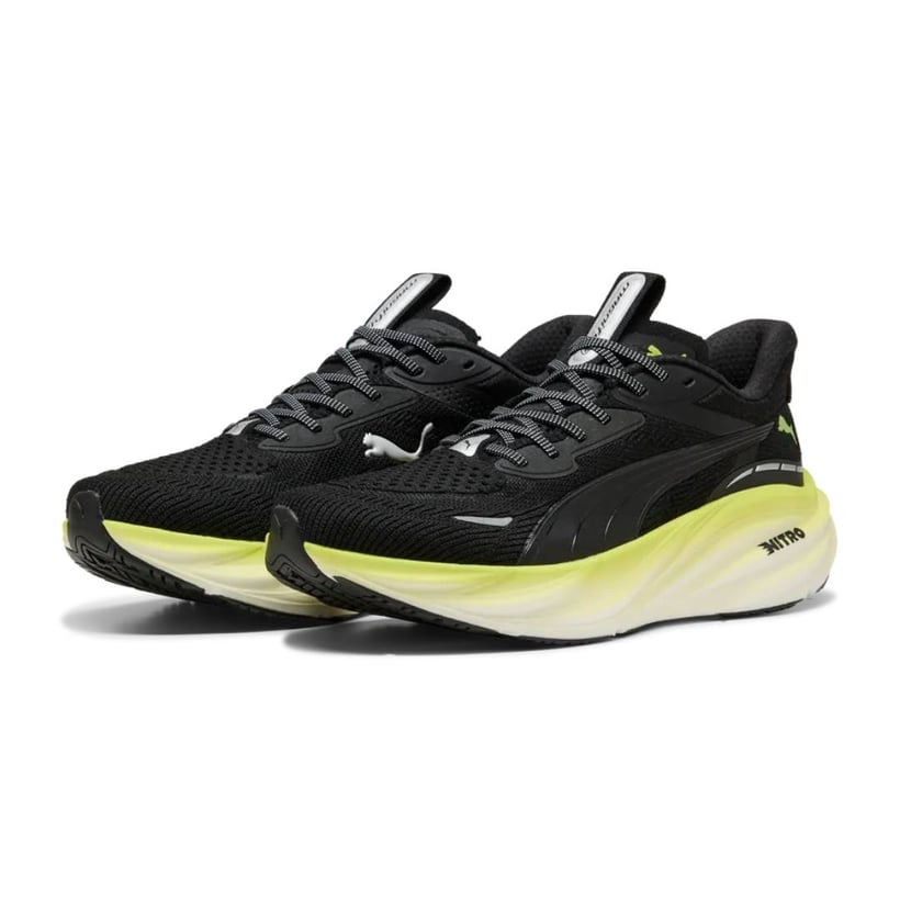 Puma Magnify NITRO 3 Laufschuhe Schwarz Gelb AW26