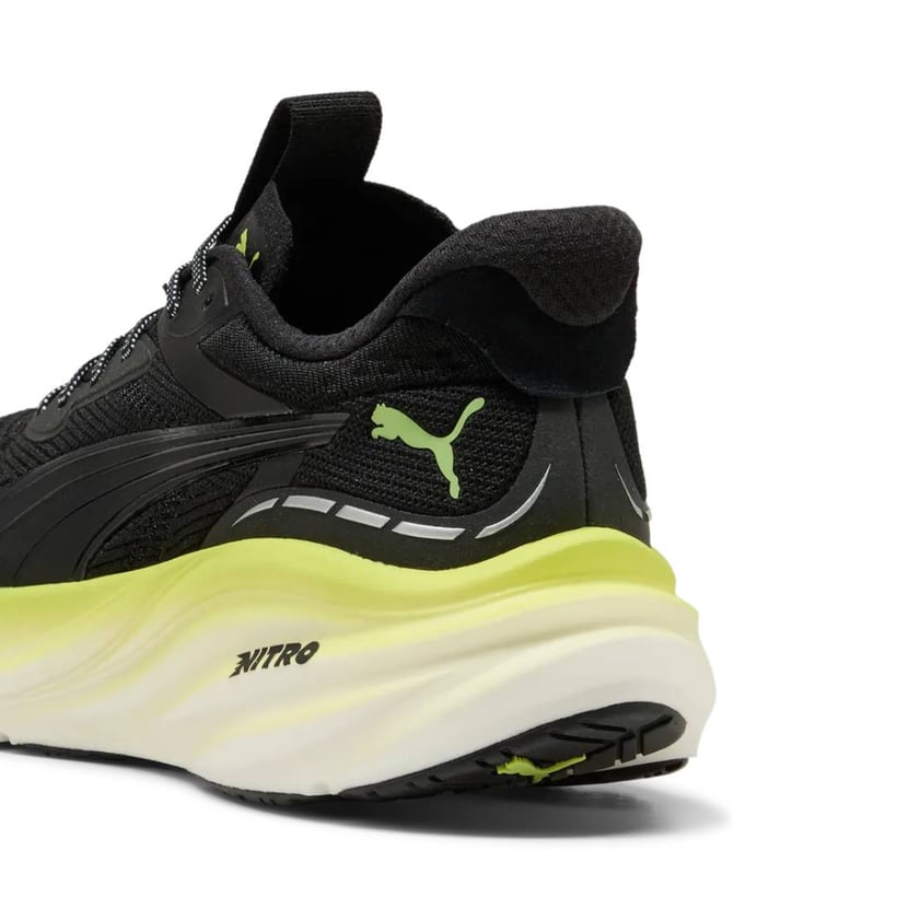 Puma Magnify NITRO 3 Running Shoes Black Yellow...