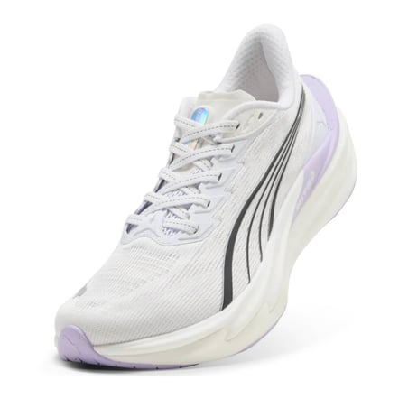 Tênis Puma Deviate NITRO 4 Branco Roxo AW26 Feminino