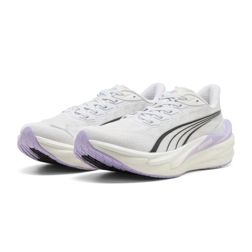 Chaussures Puma Deviate NITRO 4 Blanc Violet...