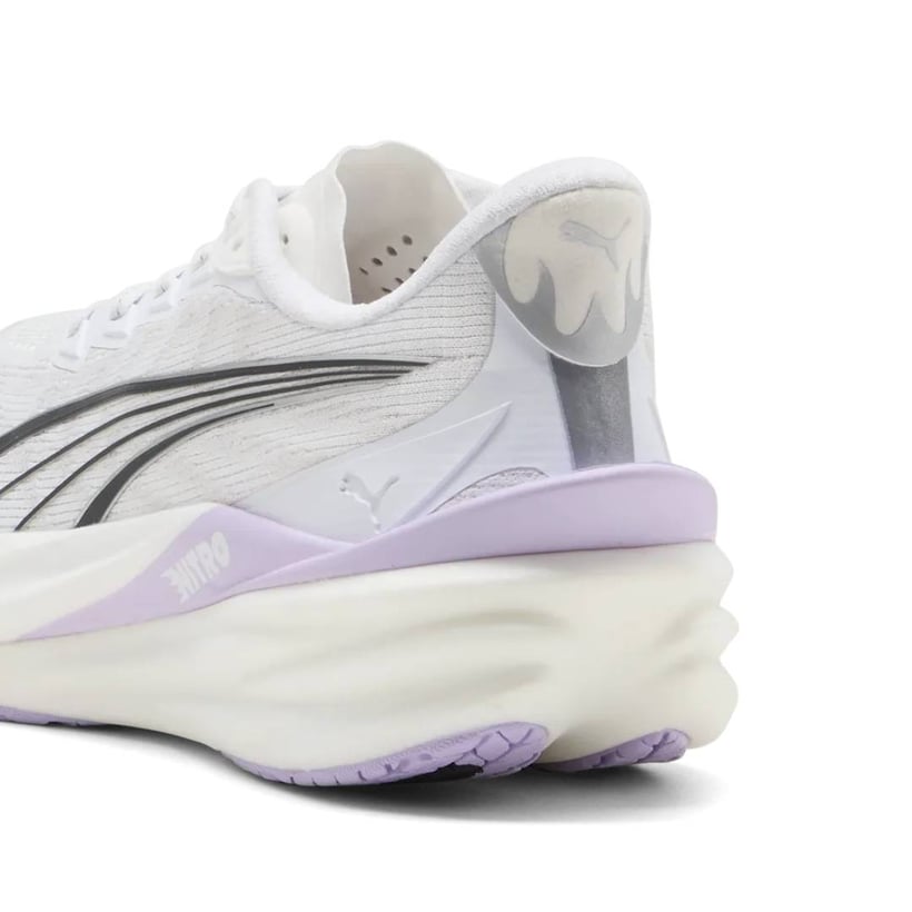 Puma Deviate NITRO 4 Laufschuhe Weiß Lila AW26...