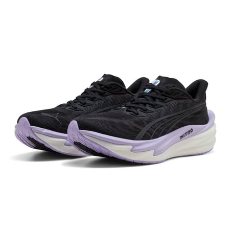 Scarpe Puma Deviate NITRO 4 Nero Viola AW26 Donna