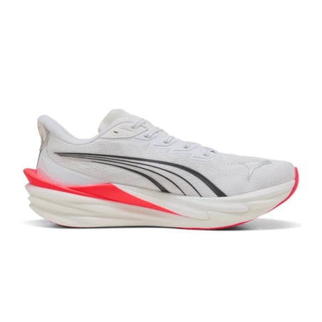 Puma Deviate NITRO 4 White Red Running Shoes AW26