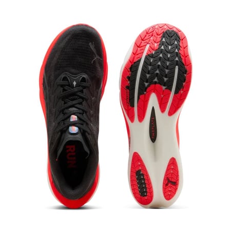 Puma Deviate NITRO 4 Shoes Black Red AW26