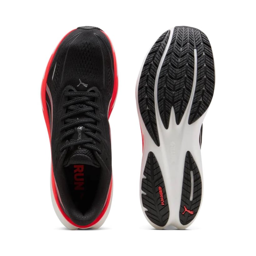 Puma Velocity NITRO 5 Black Red AW26 Shoes
