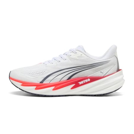 Puma Velocity NITRO 5 Laufschuhe Weiß Rot AW26