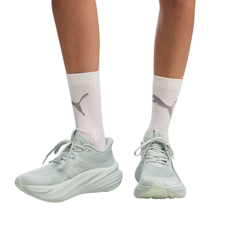 Puma MagMax NITRO 2 Laufschuhe Grau AW26 Damen