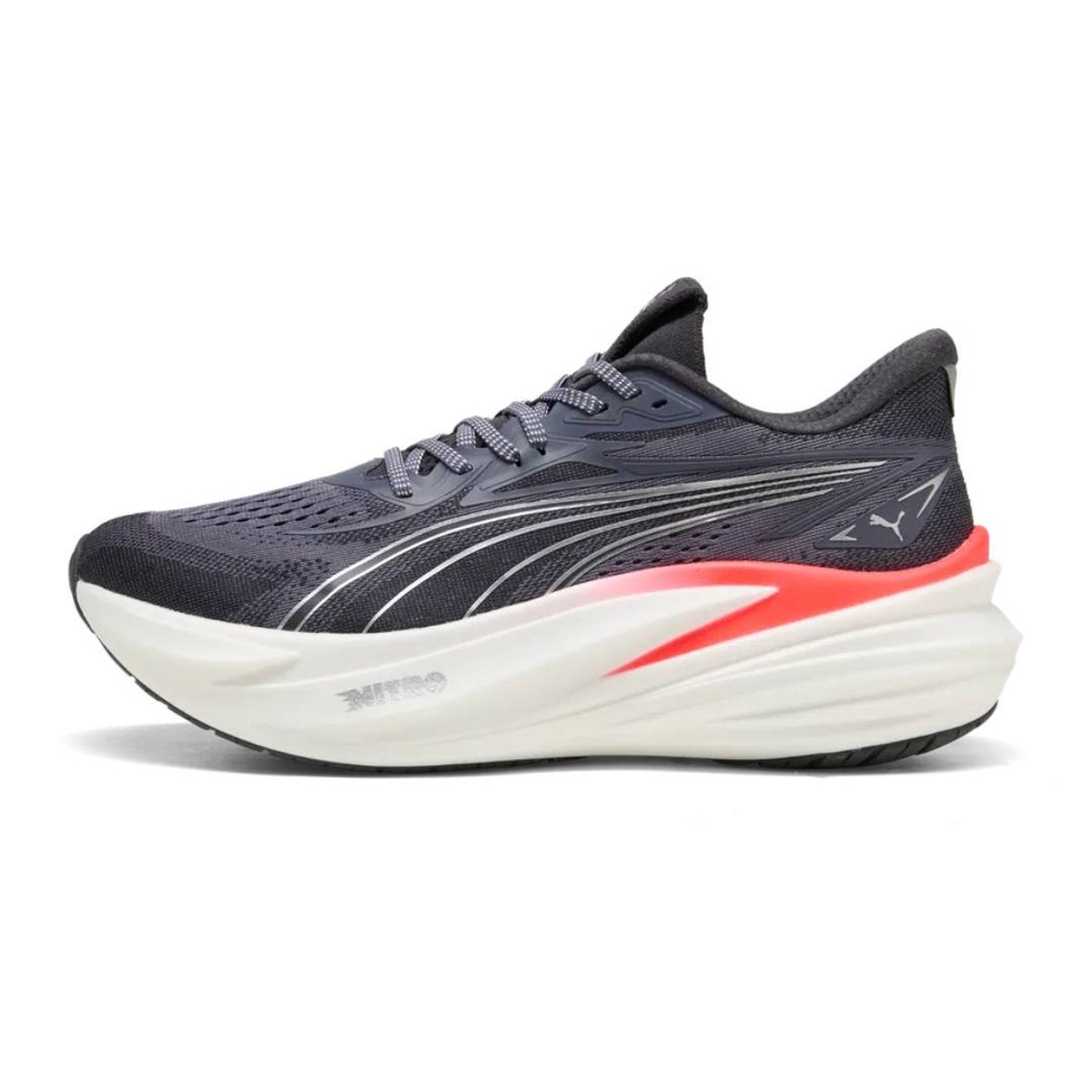 Puma MagMax NITRO 2 Laufschuhe Schwarz Rot AW26, Größe 44,5 – EUR