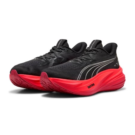 Puma MagMax NITRO 2 Black Red AW26 Sneakers