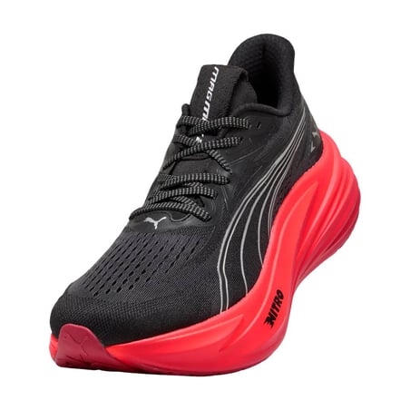 Tênis Puma MagMax NITRO 2 Preto Vermelho AW26