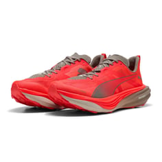 Puma Deviate NITRO Elite Trail Laufschuhe Rot/Grau AW26 2