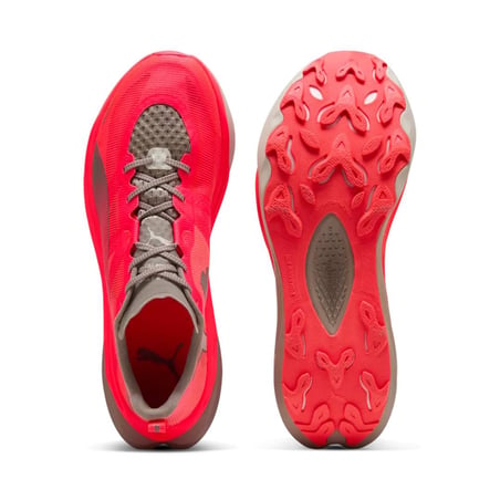Buty Puma Deviate NITRO Elite Trail Czerwono-Szare AW26