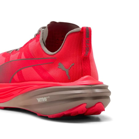 Buty Puma Deviate NITRO Elite Trail Czerwono-Szare AW26