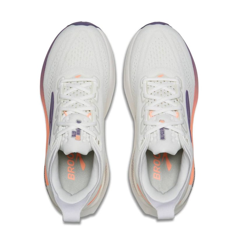 Brooks Glycerin GTS 23 Shoes White Orange AW26...