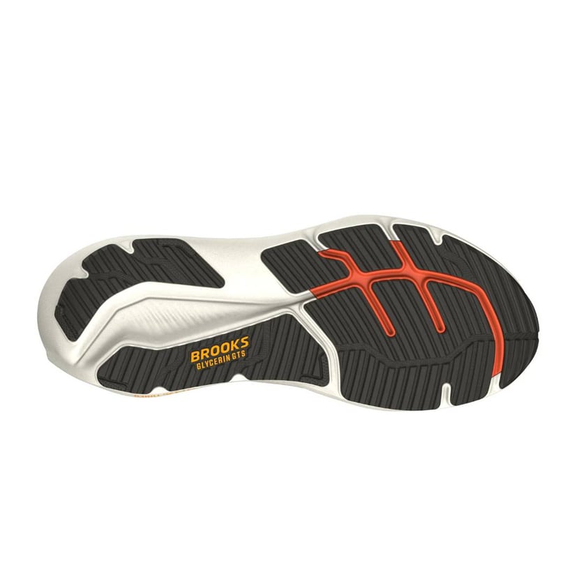 Chaussures Brooks Glycerin GTS 23 Beige Orange...