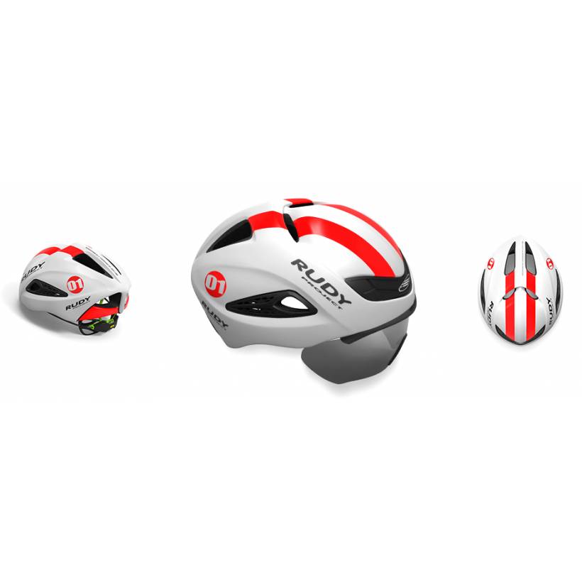 Rudy Project Boost Branco / Vermelho