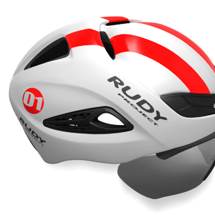 Rudy Project Boost Weiß / Rot