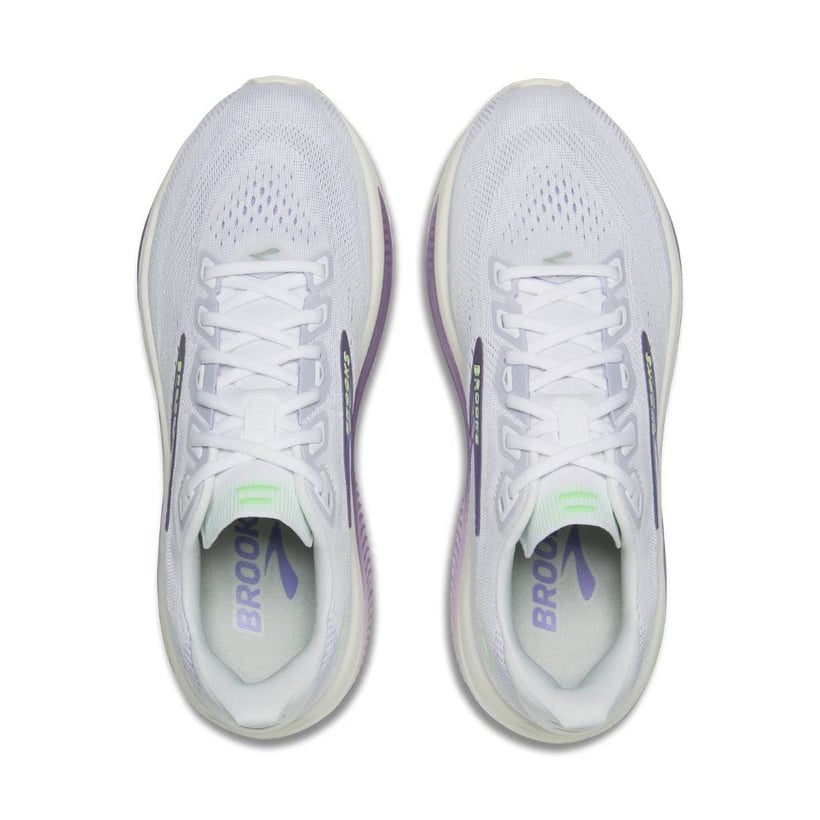 Brooks Ghost 18 White Purple AW26 Women's Shoes
