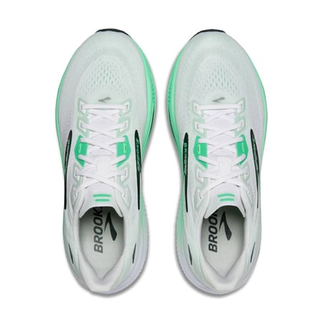 Brooks Ghost 18 Laufschuhe Weiß Grün AW26
