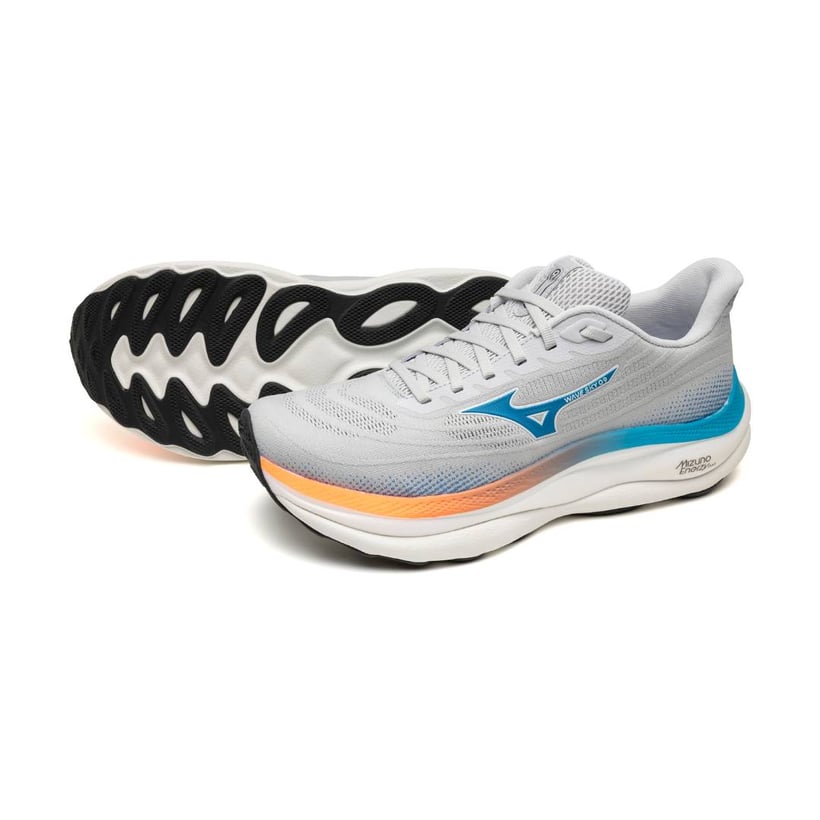 Mizuno Wave Sky 9 Grey Blue Running Shoes AW26