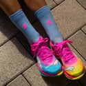 Sporcks Girls Power Socks Blue Yellow