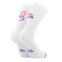 Meias Sporcks Run Club Branco Rosa