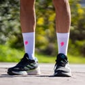 Chaussettes Sporcks Run Club Blanc Rose