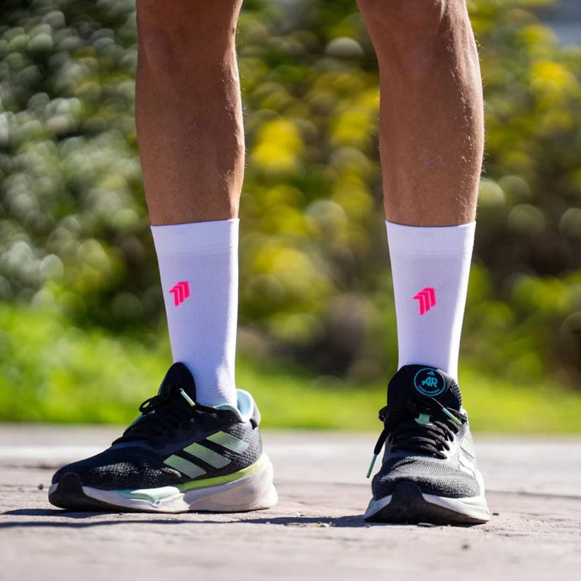 Sporcks Run Club White Pink socks