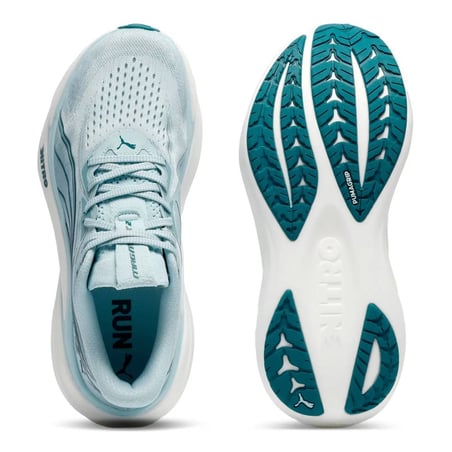 Puma MagMax NITRO 2 hardloopschoenen Blauw Wit SS26 Dames