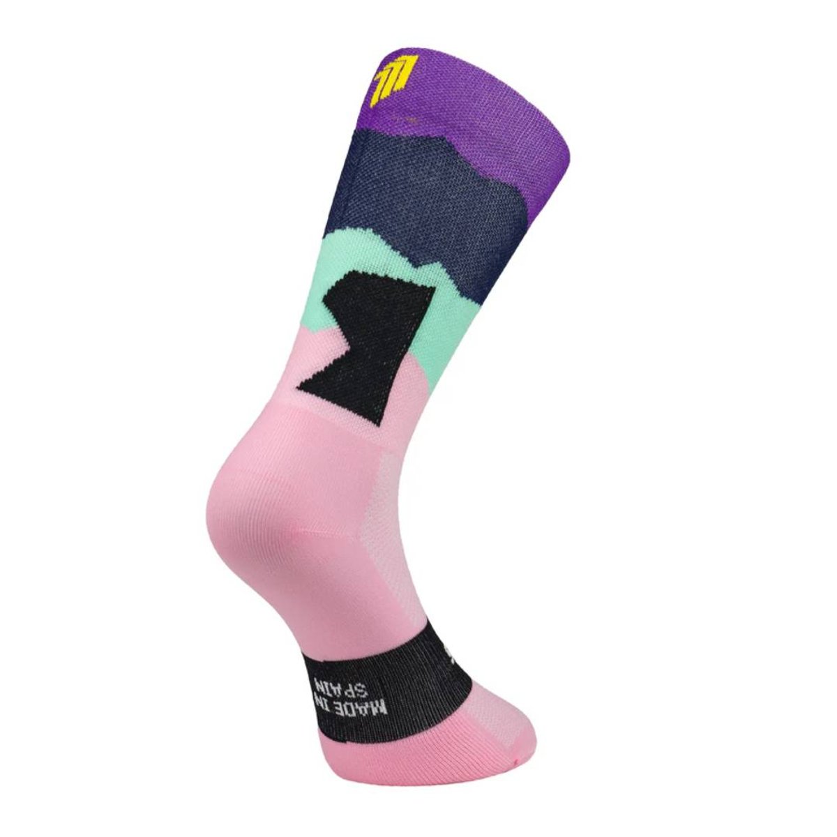 Sporcks Alsace Socken Rosa-Lila, Größe L