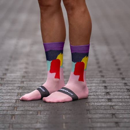 Sporcks Alsace-sokken roze paars