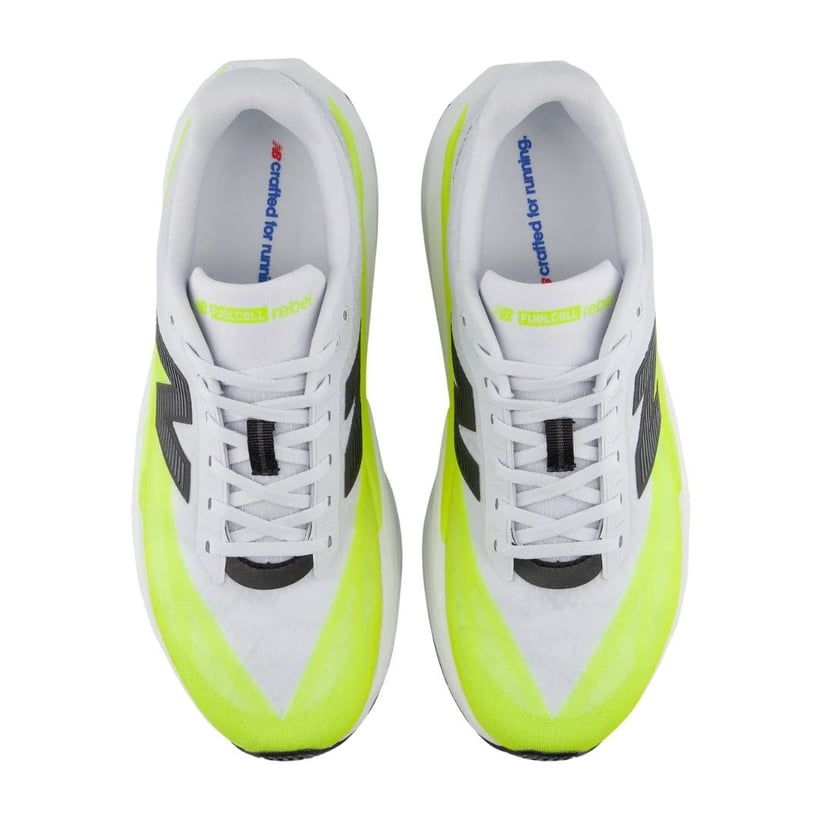 Tênis New Balance Rebel v5 Branco Amarelo AW26