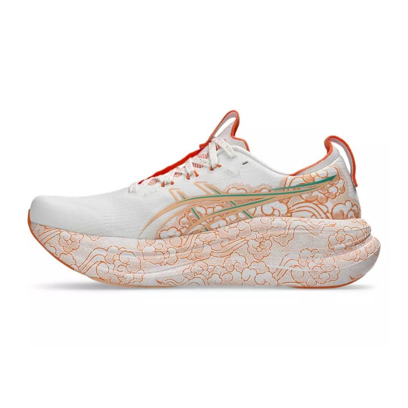 Asics Gel Nimbus 28 Tokyo White Orange SS26...