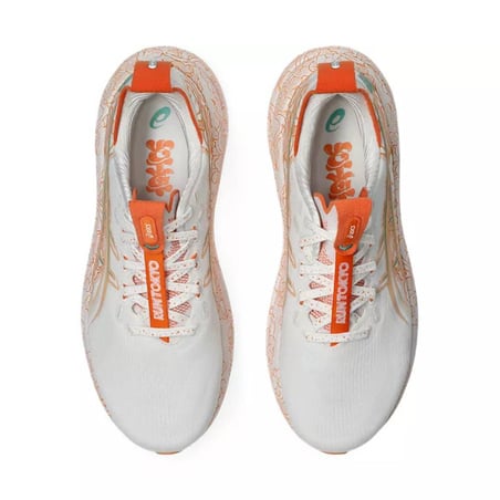 Asics Gel Nimbus 28 Tokyo White Orange SS26 Unisex Shoes