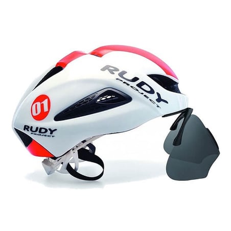 Casco Rudy Project Boost 01 White/Red con Visor