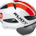 Casque Rudy Project Boost 01 Blanc / Rouge avec Visière