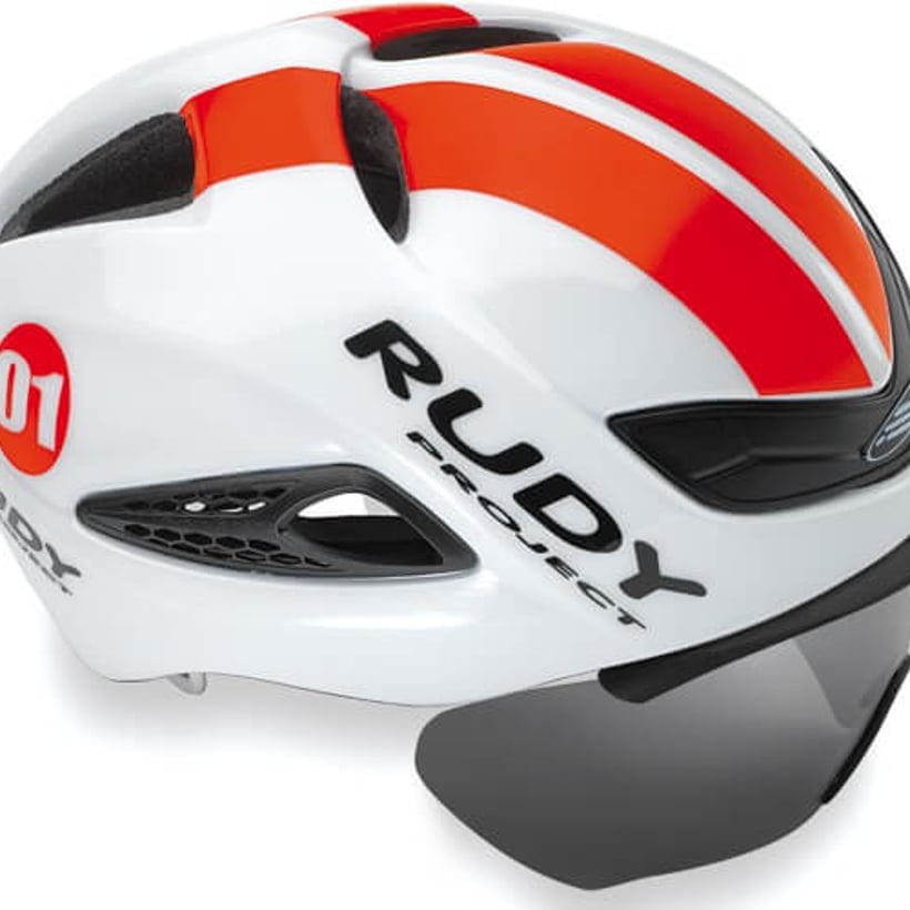 Casco Rudy Project Boost 01 White/Red con Visor