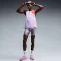 Puma Lightspeed ULTRAWEAVE Sleeveless T-Shirt Purple Orange