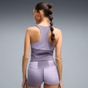 Puma Lightspeed AOP Crop Top Lila Damen