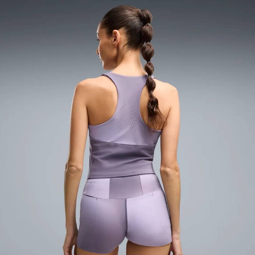 Puma Lightspeed AOP Crop Top Purple for Women