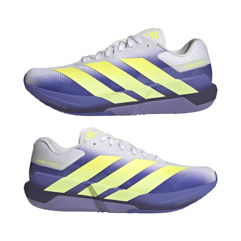 Adidas Adizero Dropset Pro White Blue AW26 Shoes