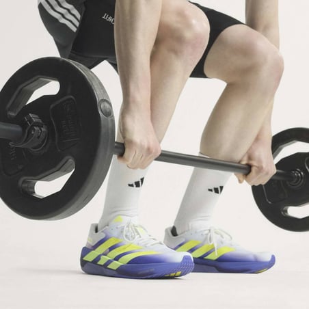 Tênis Adidas Adizero Dropset Pro Branco Azul AW26