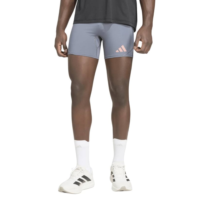 Kurze Tights Adidas Adizero Pocket Tights Grau