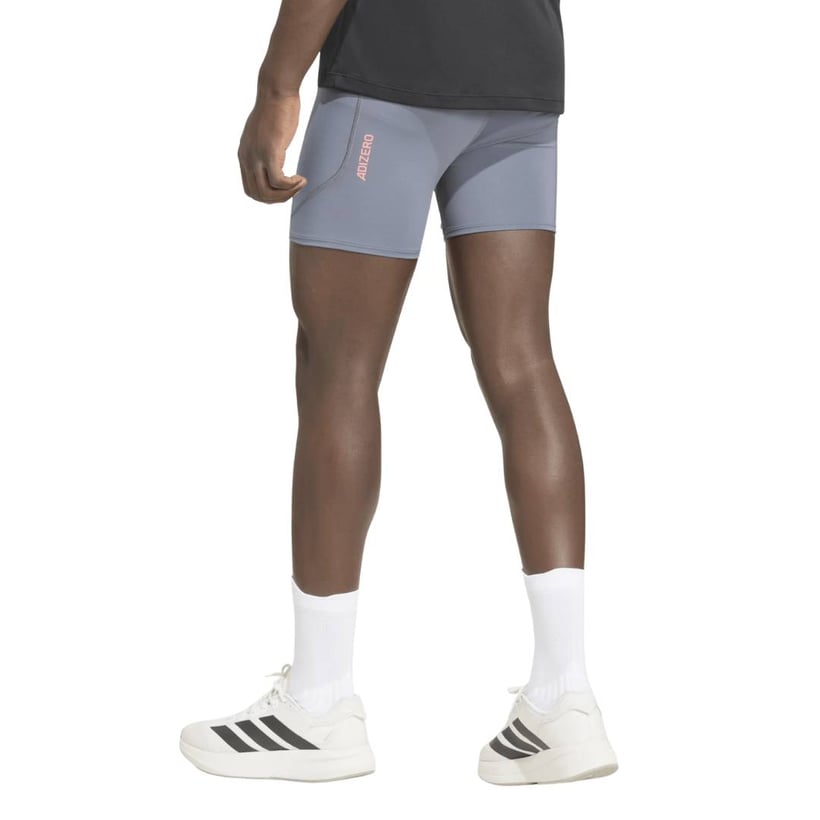 Kurze Tights Adidas Adizero Pocket Tights Grau