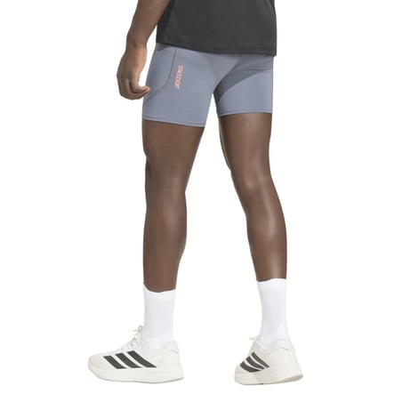 Kurze Tights Adidas Adizero Pocket Tights Grau