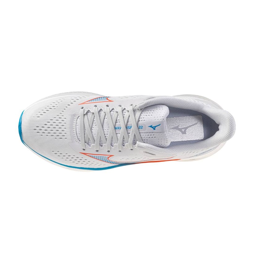 Mizuno Wave Inspire 22 Running Shoes White Blue...