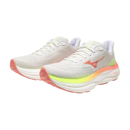 Mizuno Wave Sky 9 Laufschuhe Beige/Orange AW26 Damen