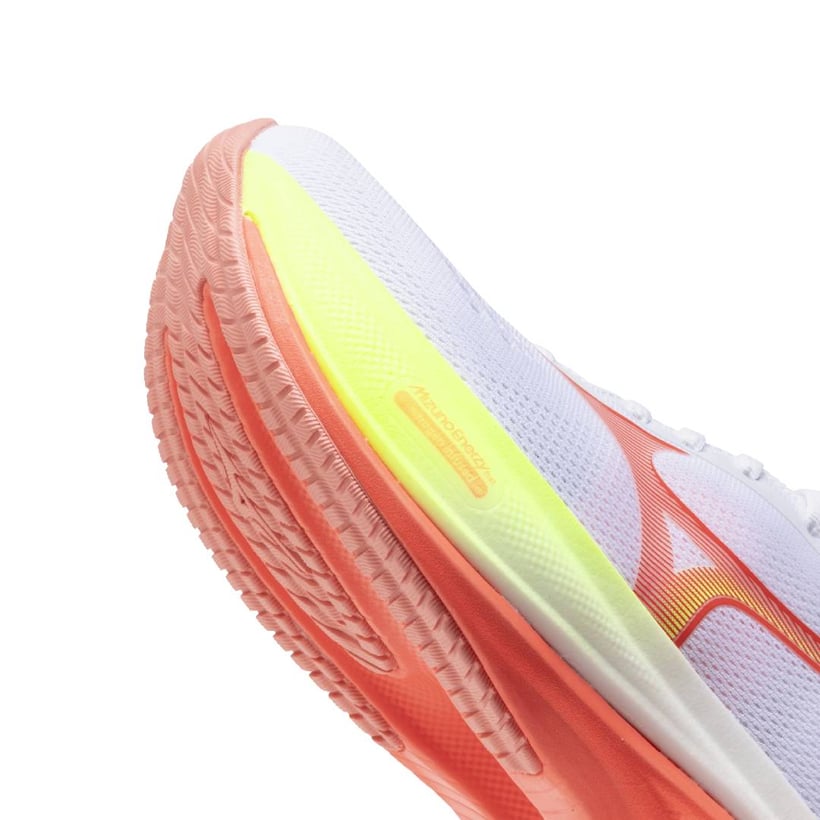 Zapatillas Mizuno Wave Rider 30 Blanco Naranja...